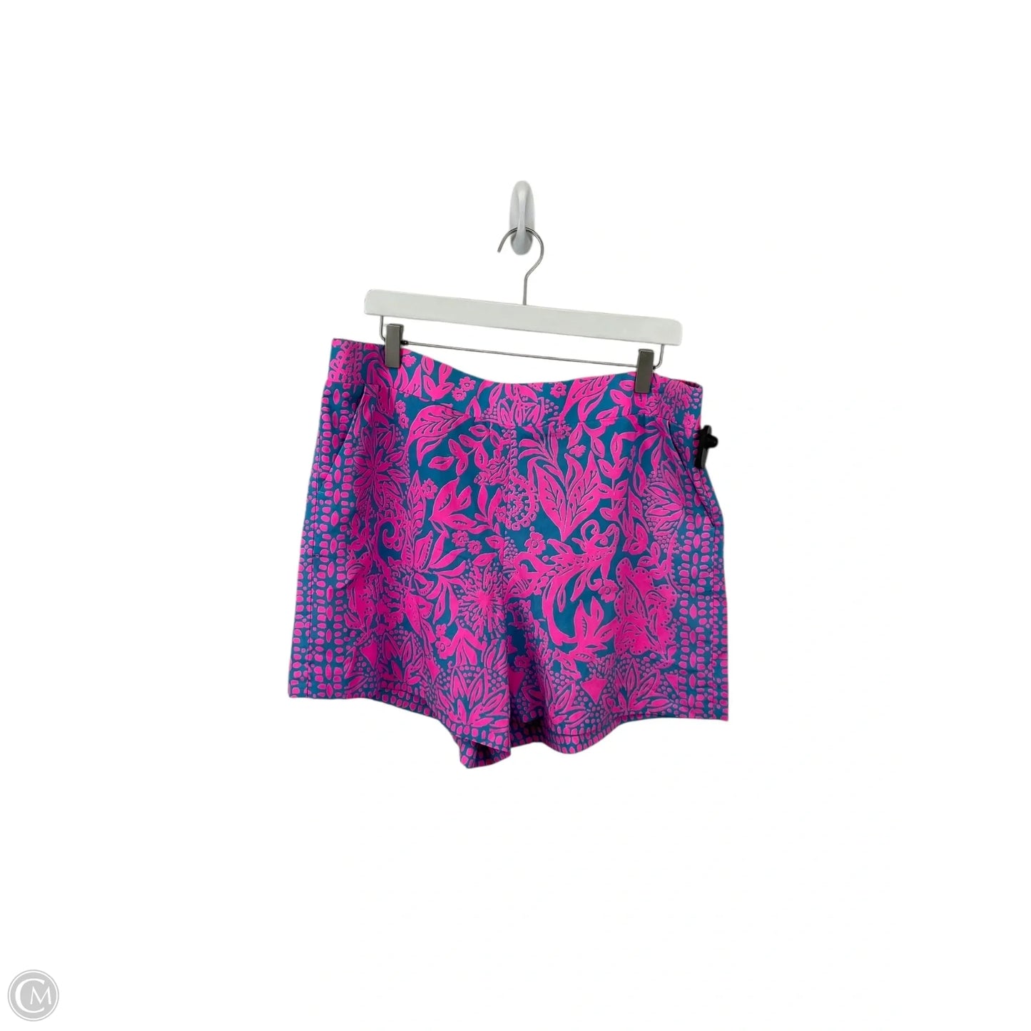 Shorts Designer By Lilly Pulitzer In Blue & Pink, Size: Xl