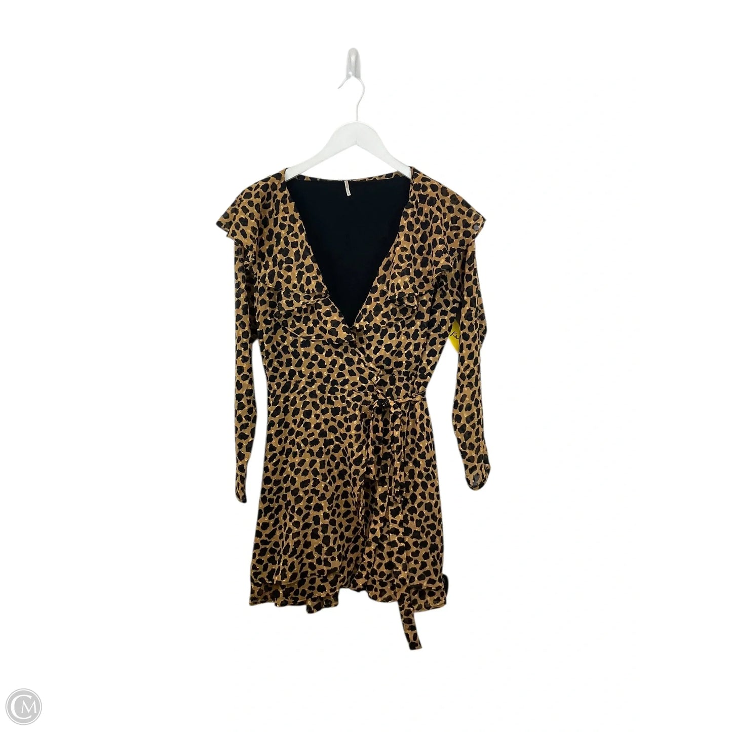 Dress Casual Short By Free People In Animal Print, Size: S