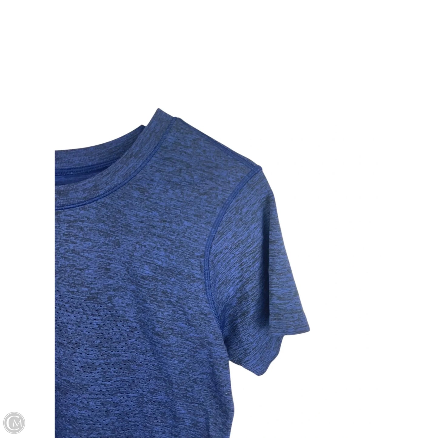 Athletic Top Short Sleeve By Lululemon In Blue, Size: S