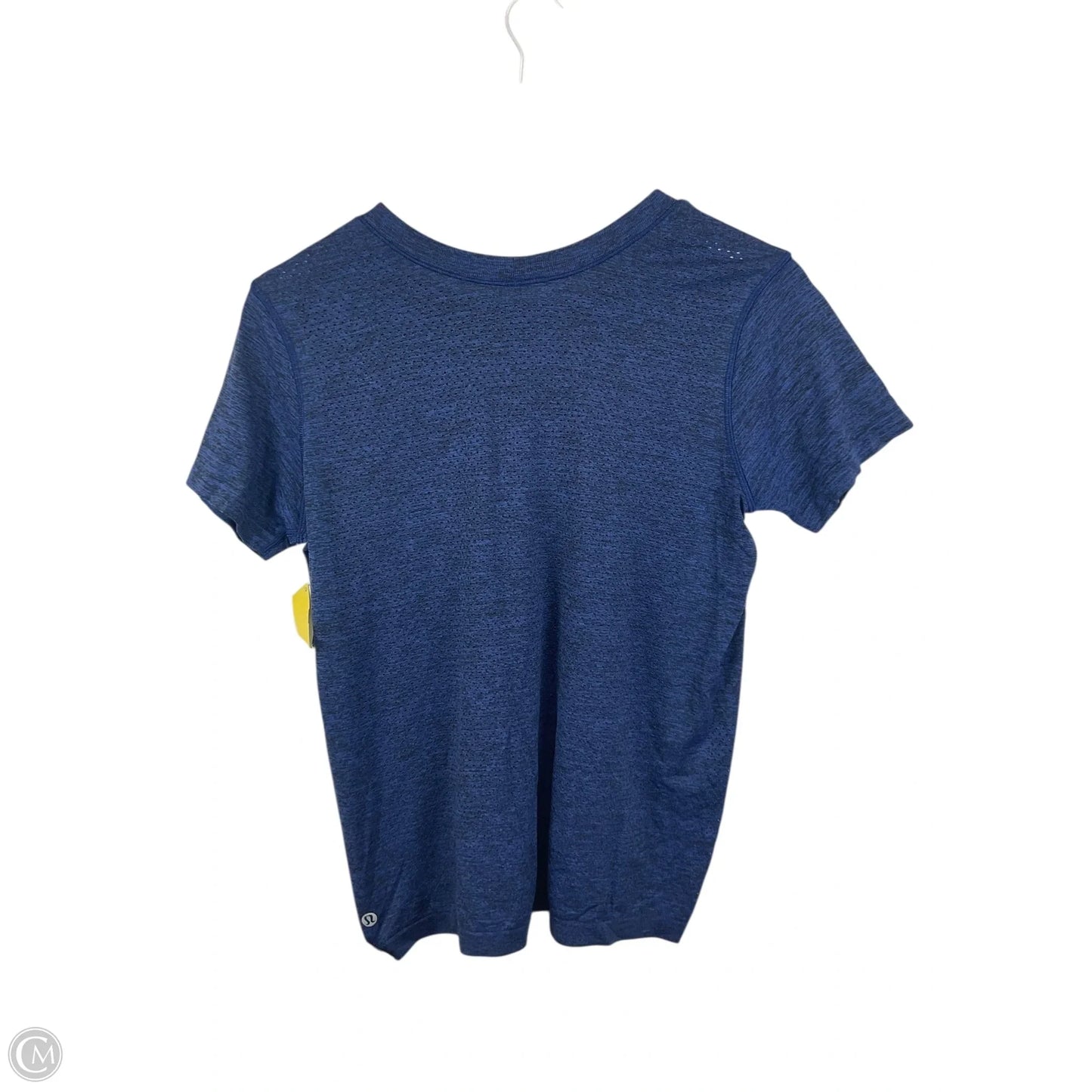 Athletic Top Short Sleeve By Lululemon In Blue, Size: S