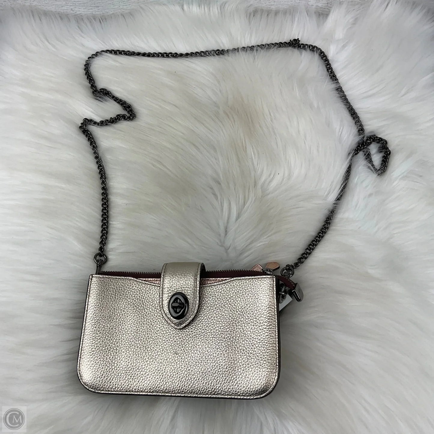 Crossbody Designer By Coach, Size: Small