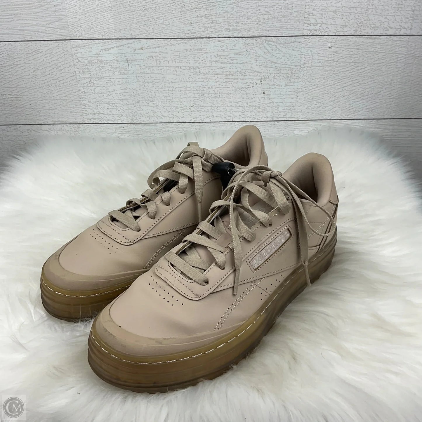 Shoes Sneakers Platform By Reebok In Tan, Size: 10