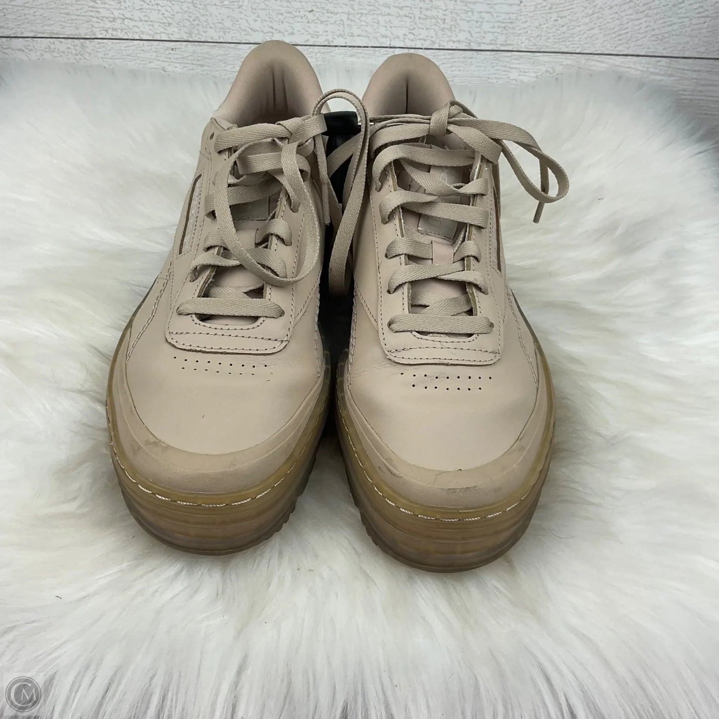 Shoes Sneakers Platform By Reebok In Tan, Size: 10