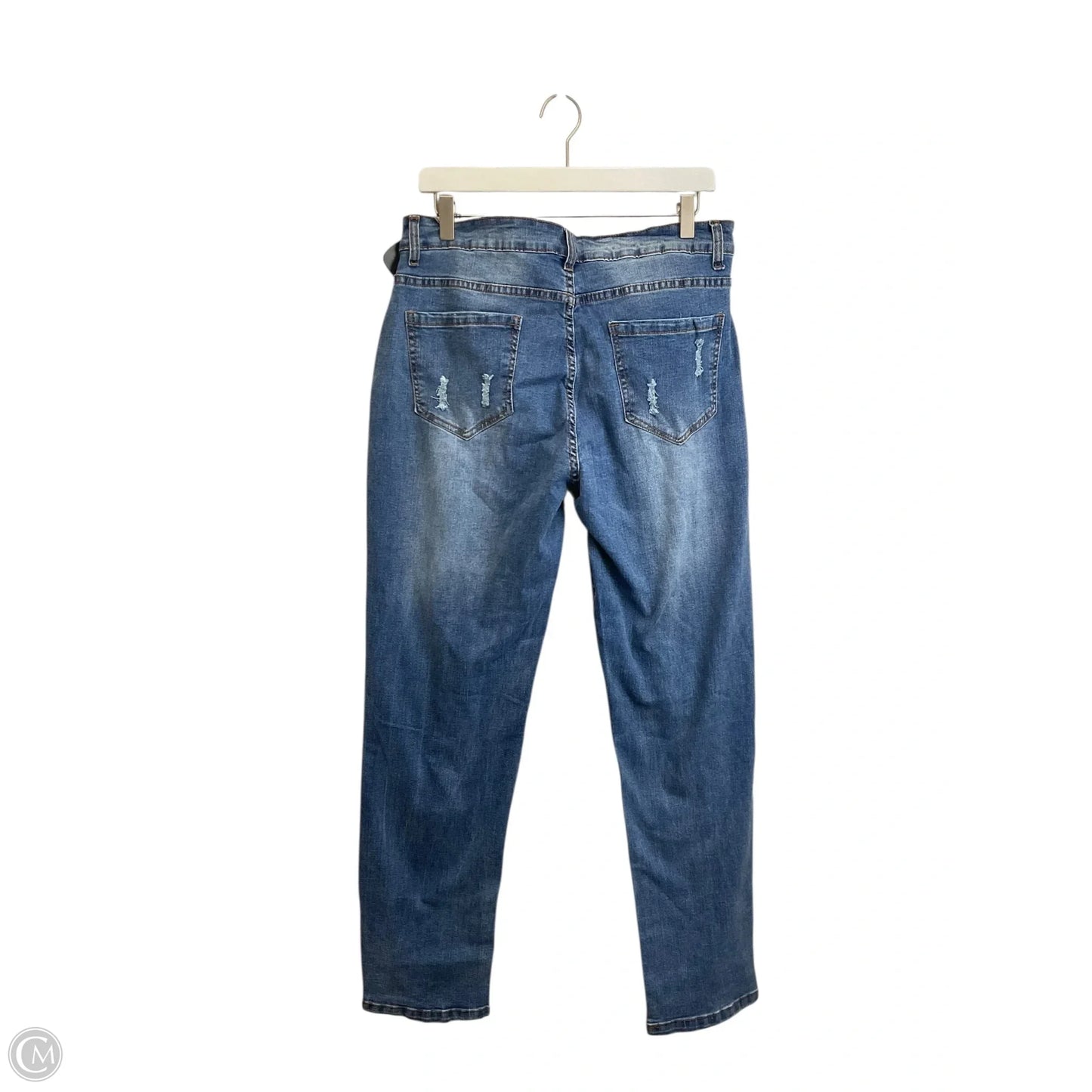 Jeans Straight By Clothes Mentor In Blue Denim, Size: 14