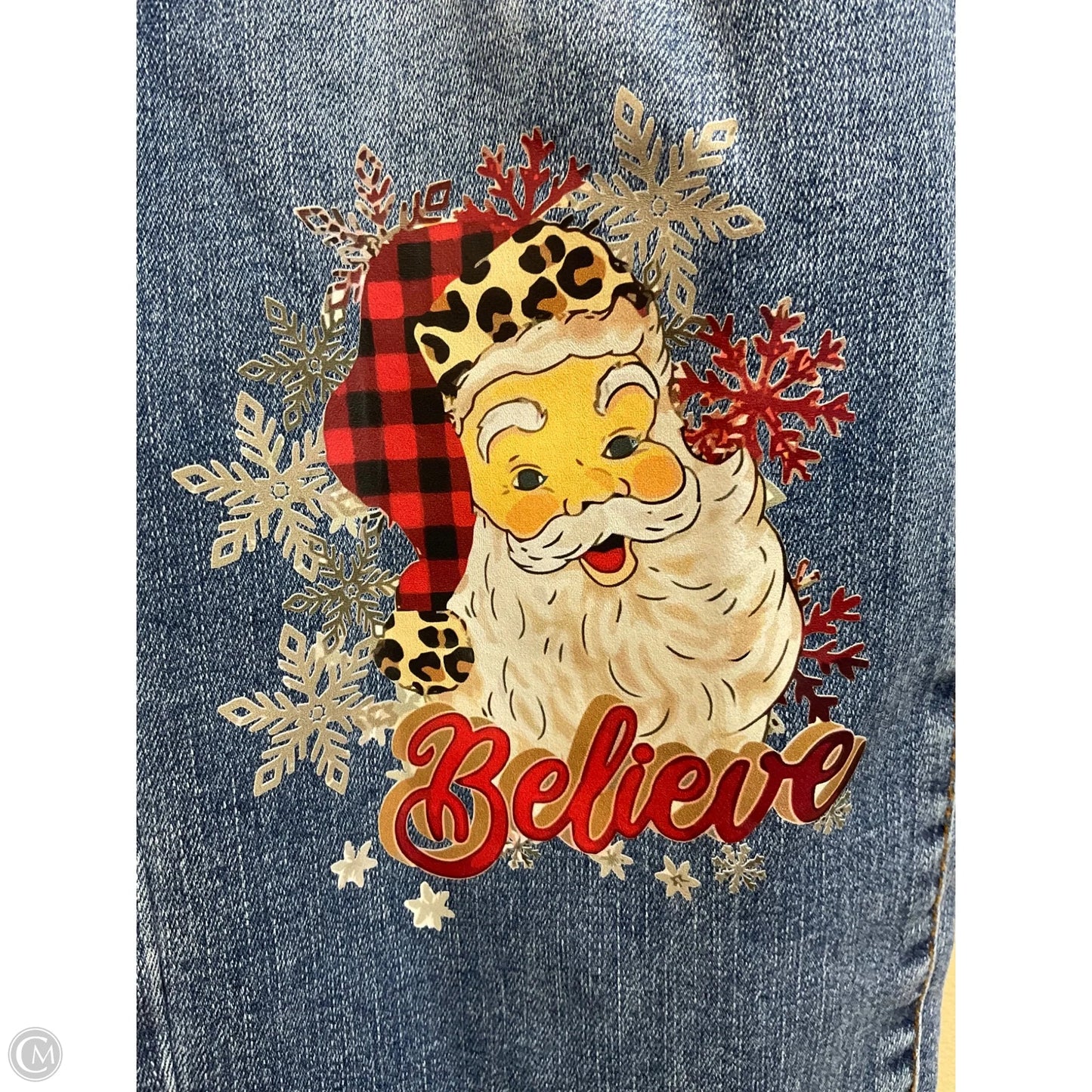 Jeans Straight By Clothes Mentor In Blue Denim, Size: 14