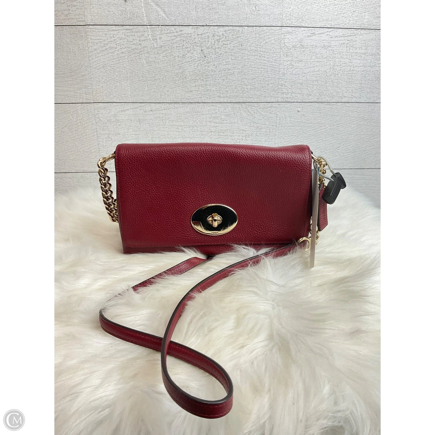 Crossbody Designer By Coach, Size: Small