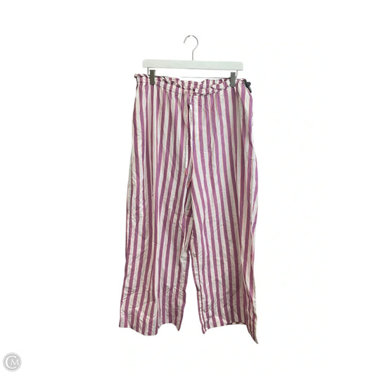 Pants Wide Leg By Anthropologie In Striped Pattern, Size: M