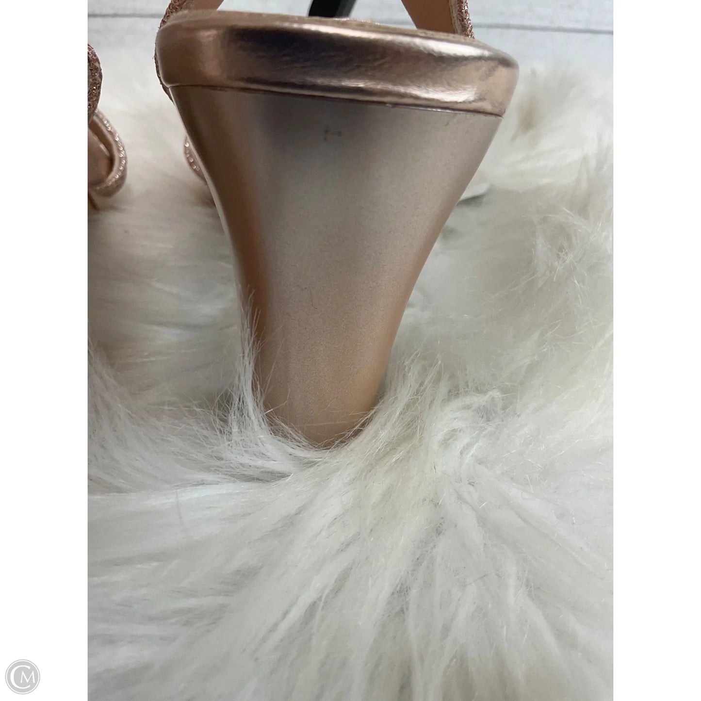 Shoes Heels Block By Dream Pairs In Rose Gold, Size: 7