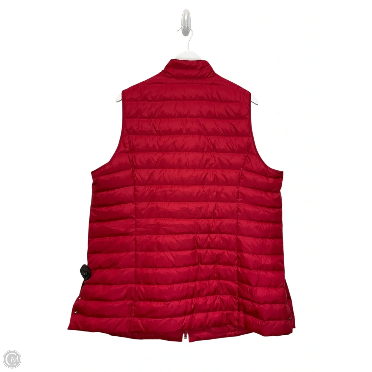 Vest Puffer & Quilted By J. Jill In Red, Size: 2x