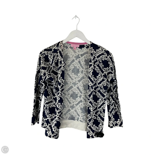 Cardigan Designer By Lilly Pulitzer In Blue, Size: Xs