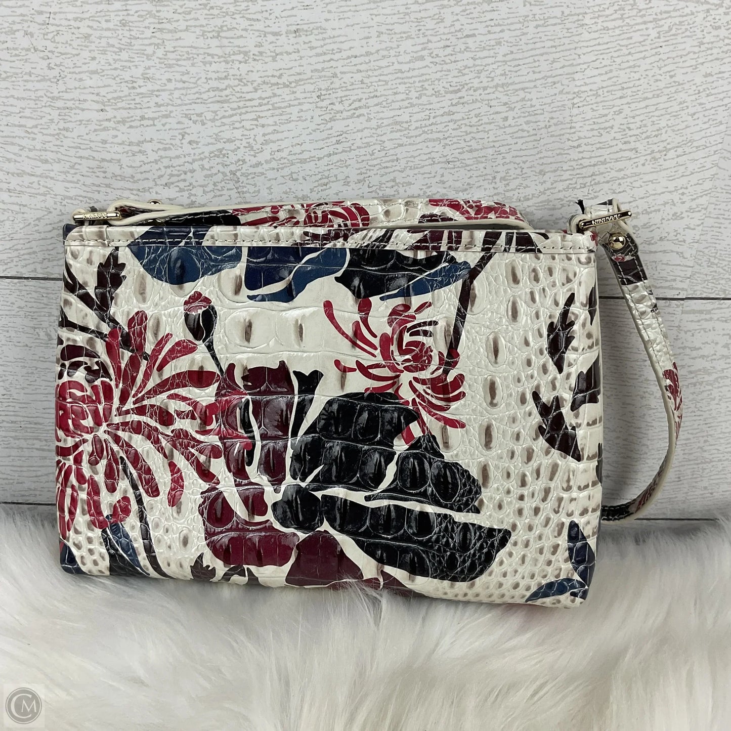 Handbag Designer By Brahmin, Size: Small