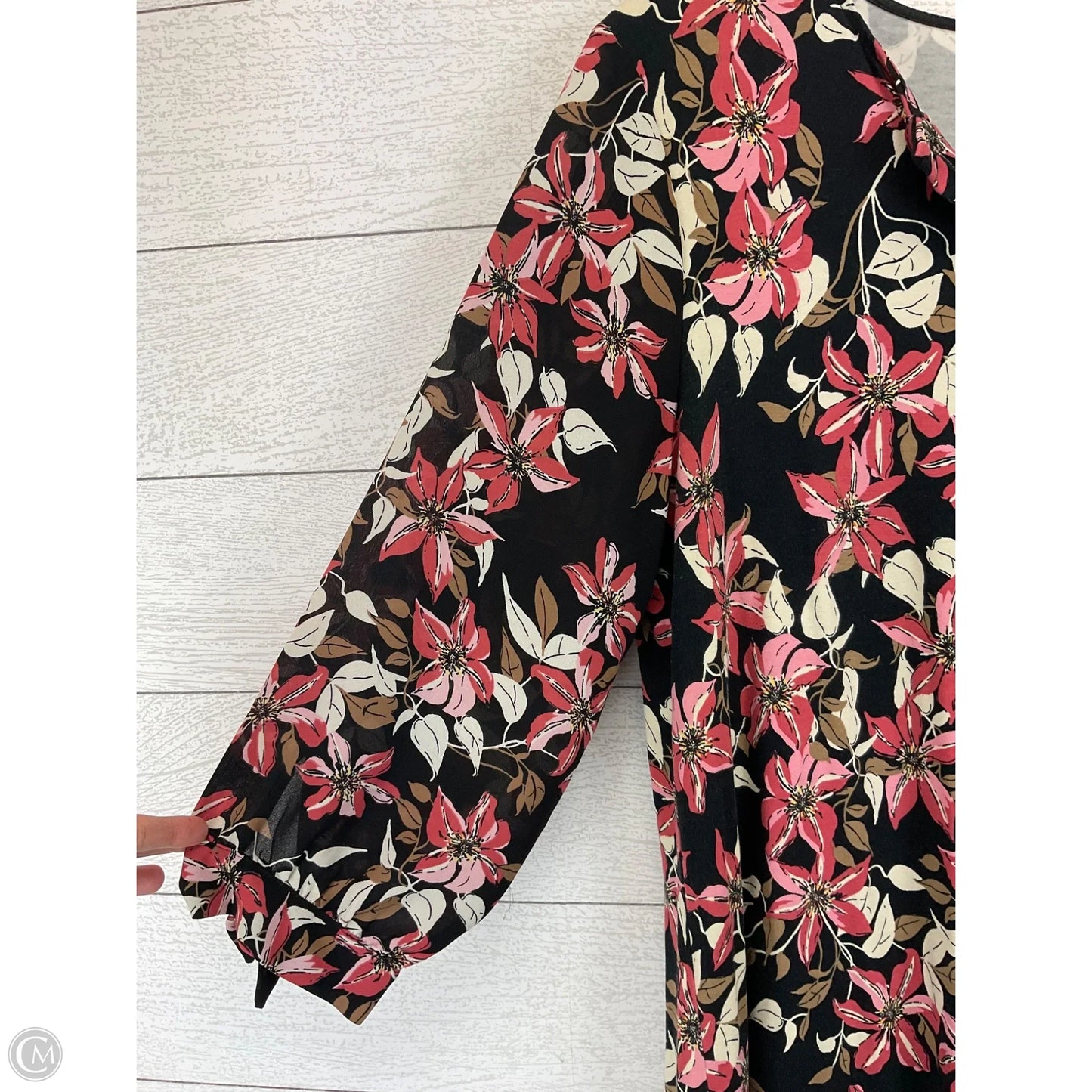 Dress Casual Short By J. Jill In Floral Print, Size: M