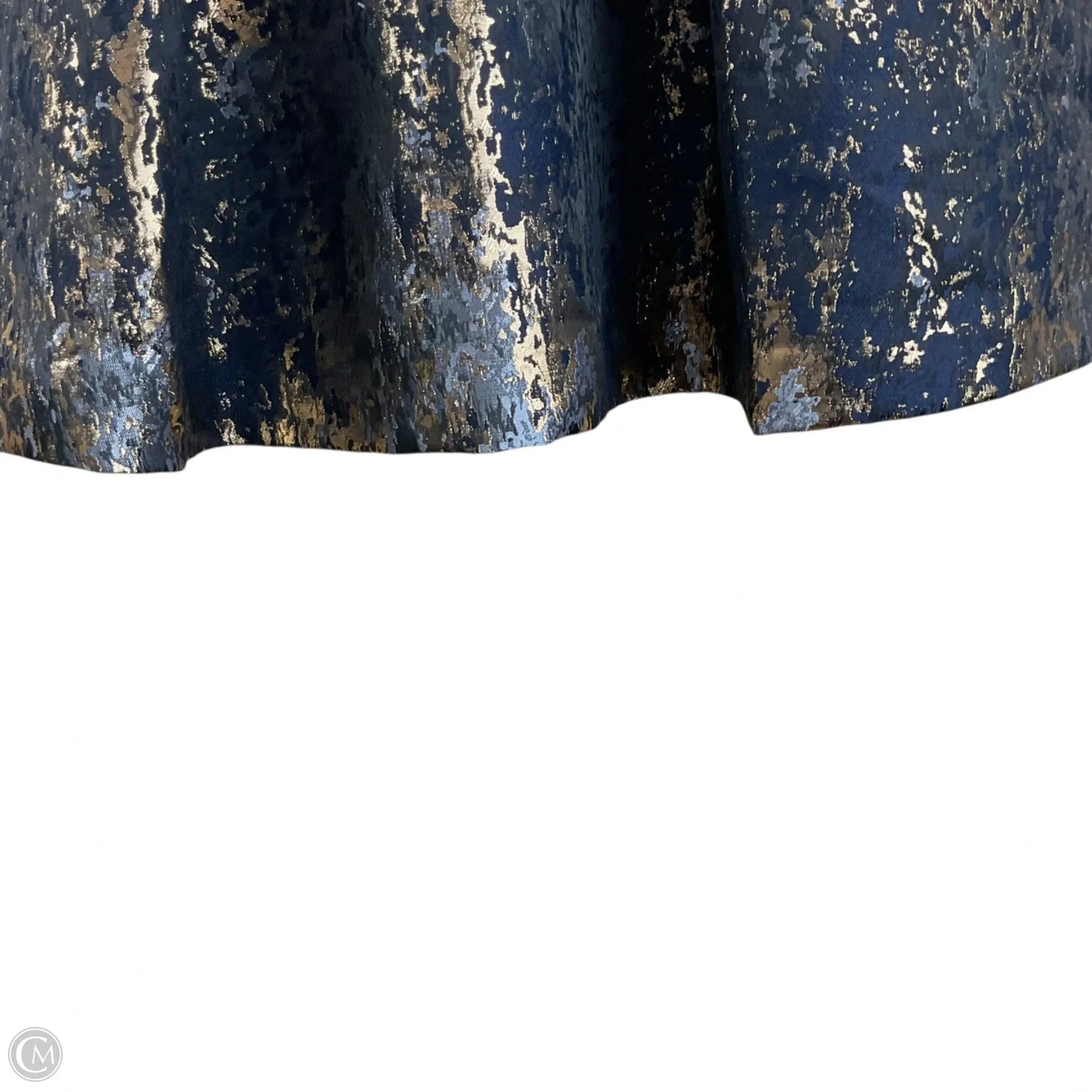 Dress Party Short By Vince Camuto In Blue & Gold, Size: 6