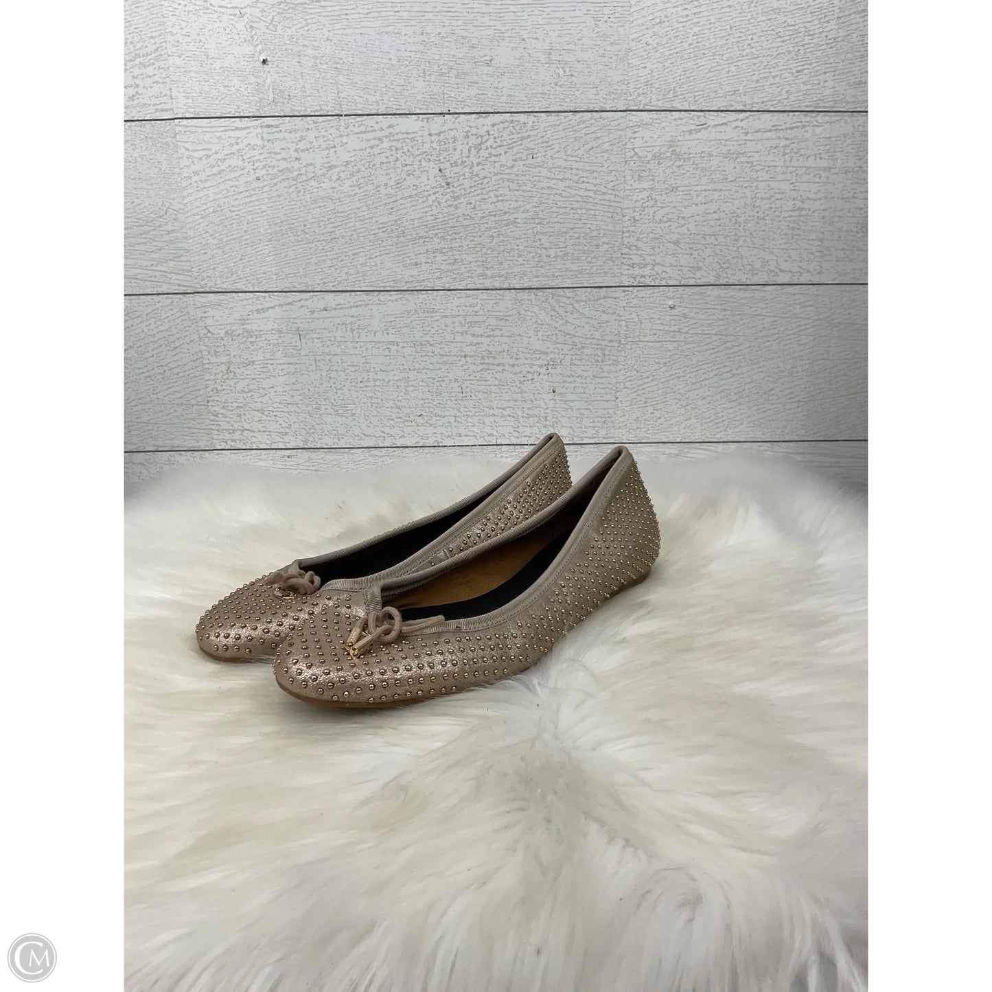 Shoes Designer By Coach In Gold, Size: 8