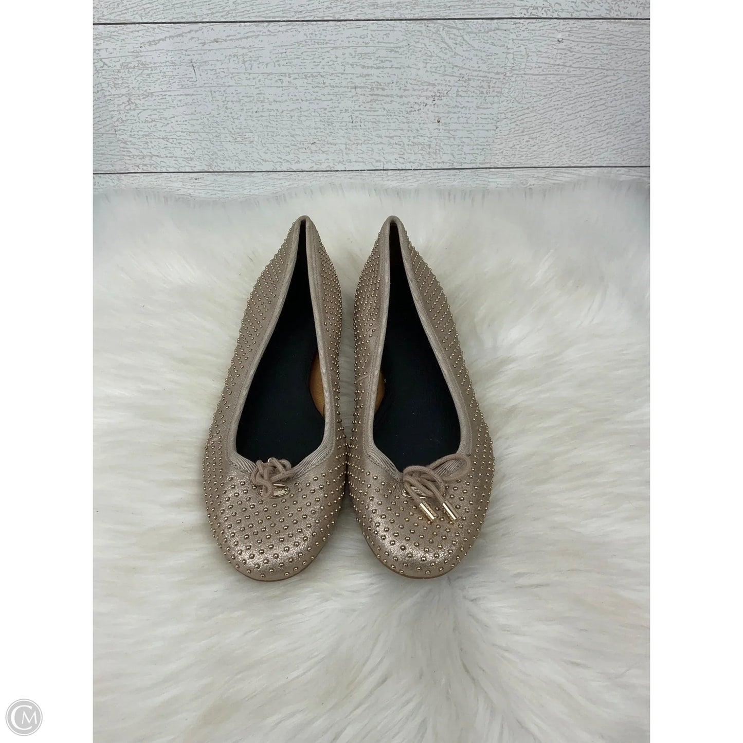 Shoes Designer By Coach In Gold, Size: 8