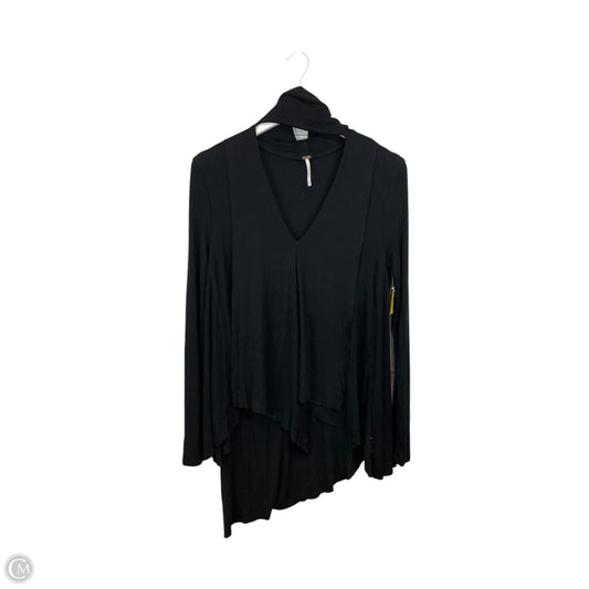 Top Long Sleeve By Free People In Black, Size: S