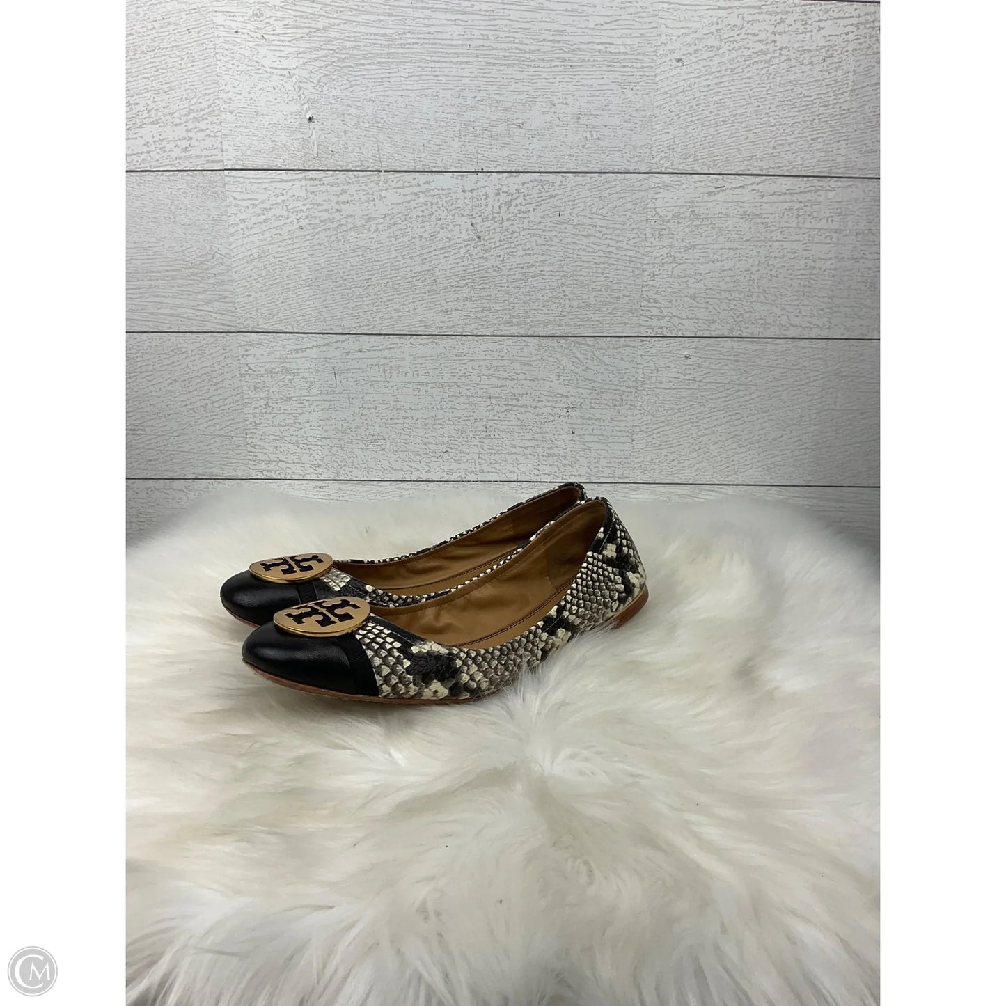 Shoes Designer By Tory Burch In Snakeskin Print, Size: 9