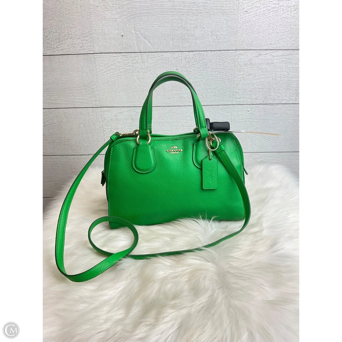 Handbag Designer By Coach, Size: Small