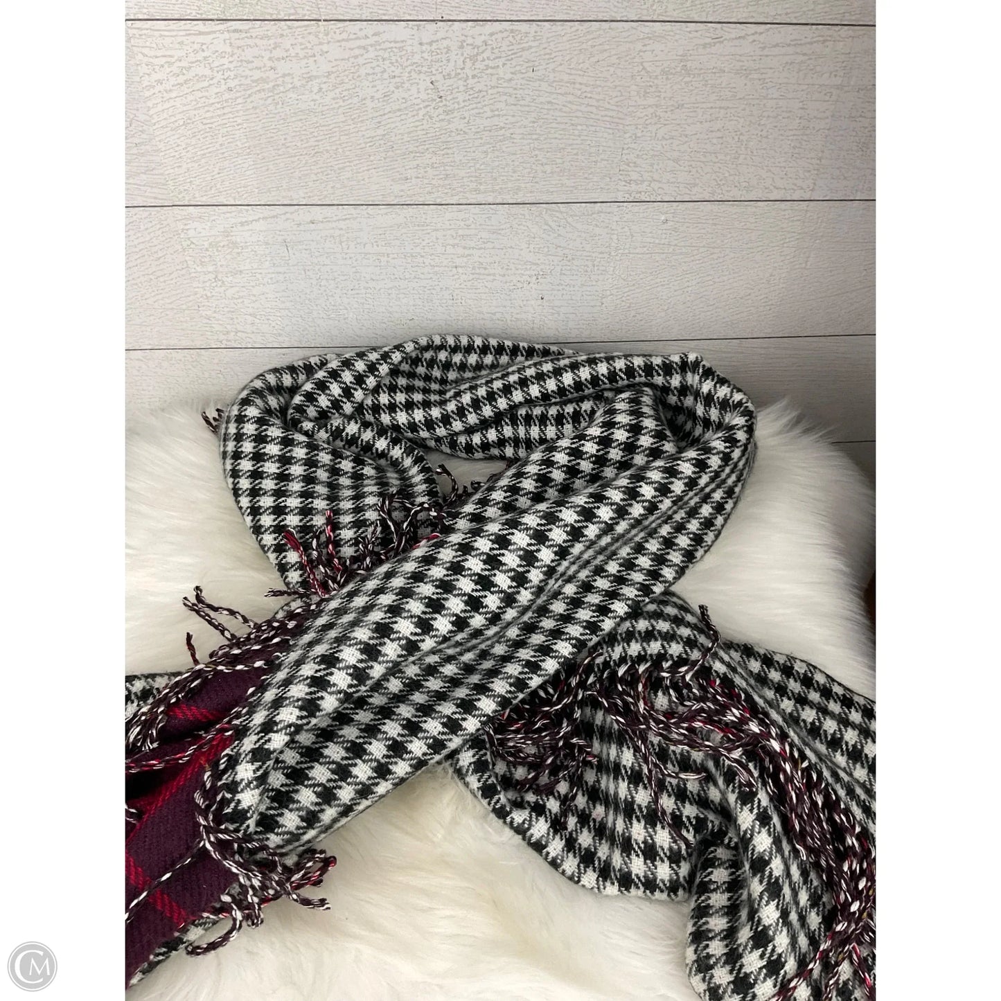 Shawl By Cato In Black & White