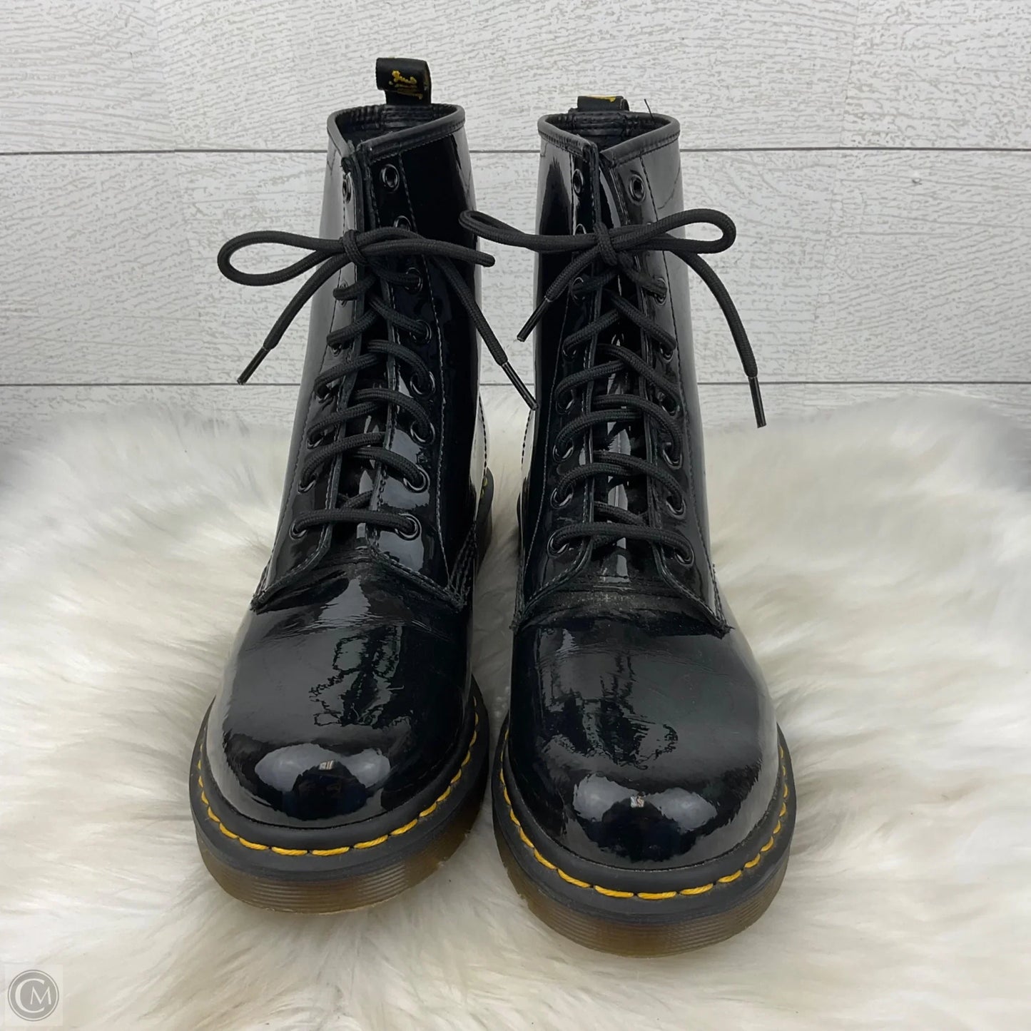 Boots Combat By Dr Martens In Black, Size: 10