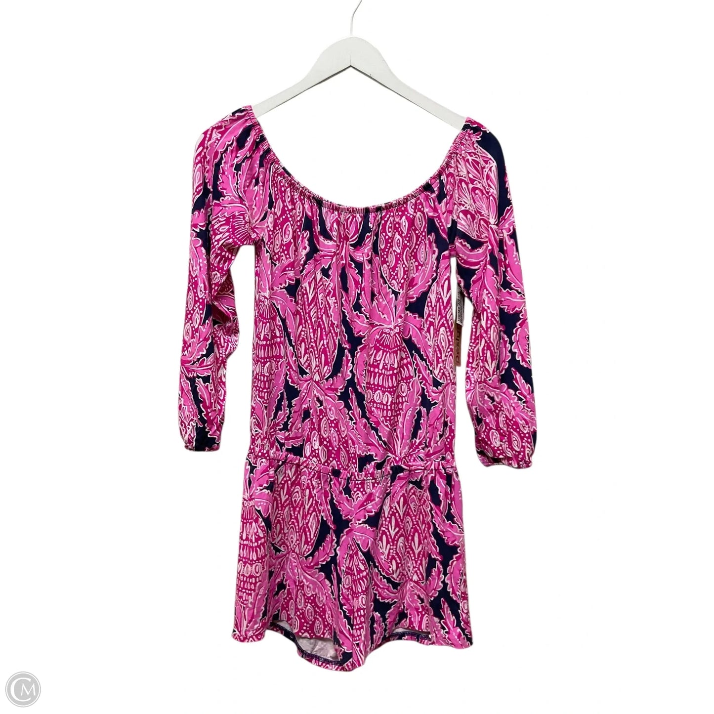 Romper Designer By Lilly Pulitzer In Pink, Size: S