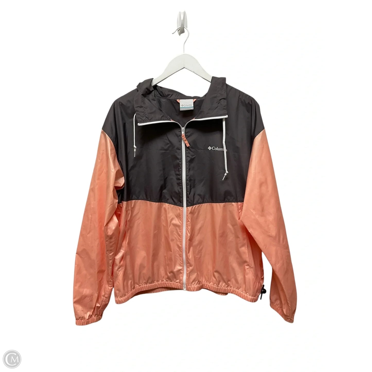 Coat Raincoat By Columbia In Orange, Size: Xl