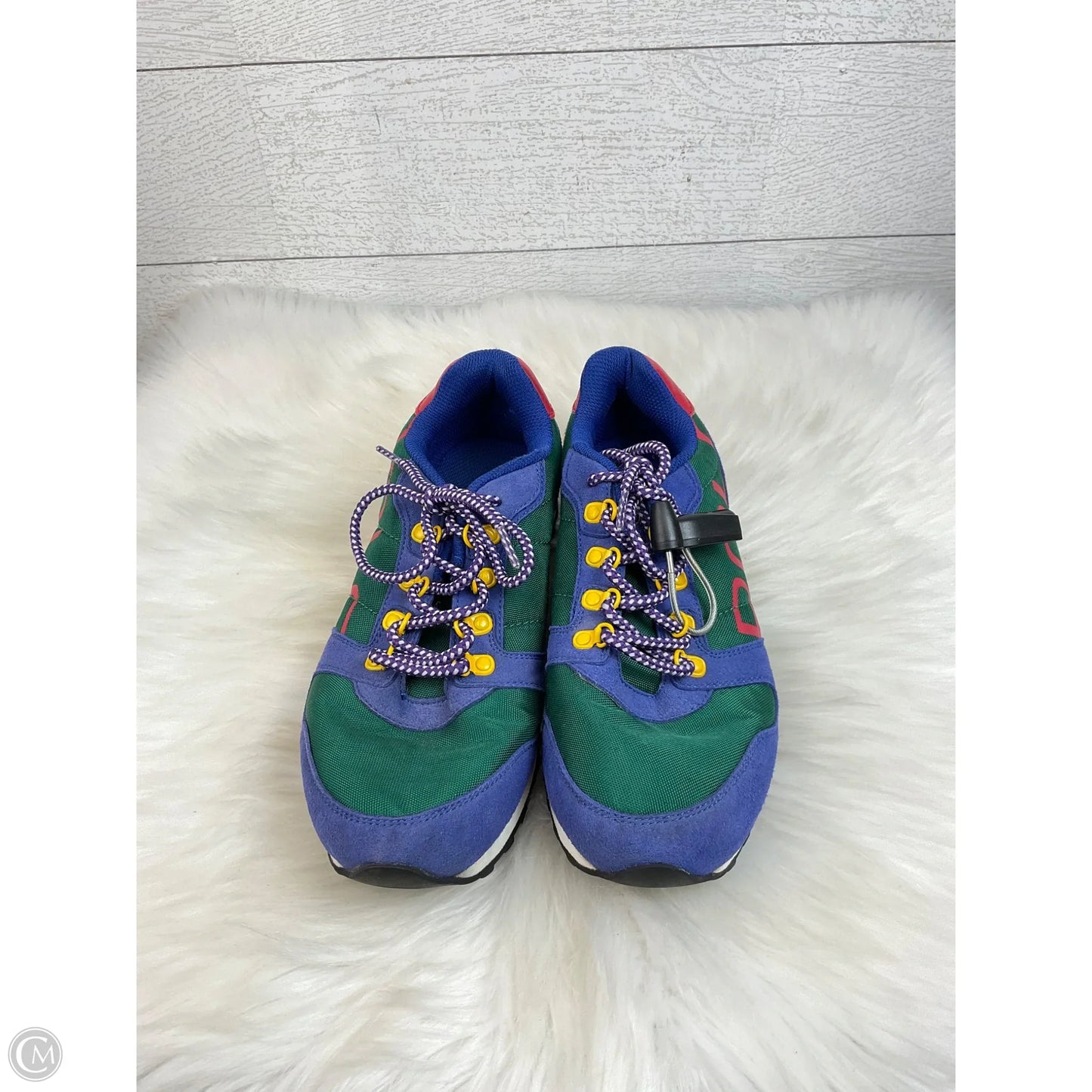 Shoes Athletic By Polo Ralph Lauren In Blue & Green, Size: 6