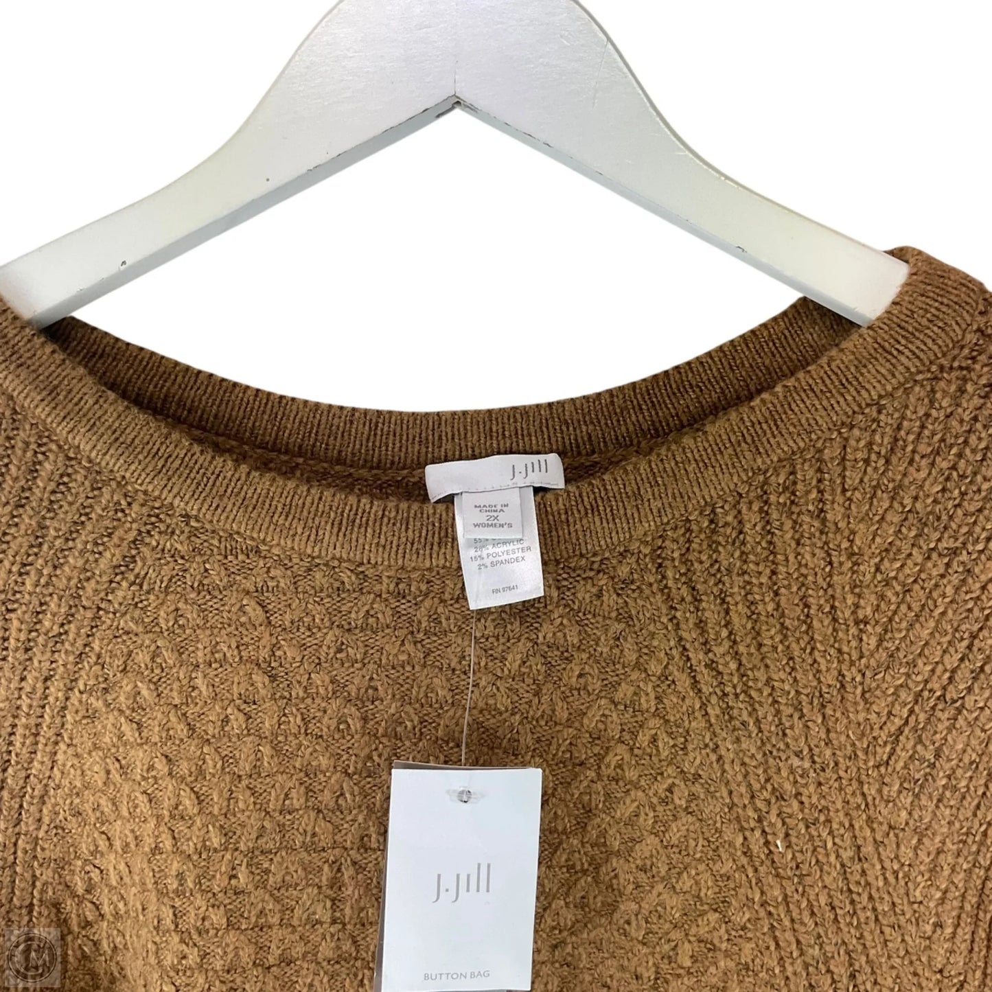 Sweater By J. Jill In Camouflage Print, Size: 2x