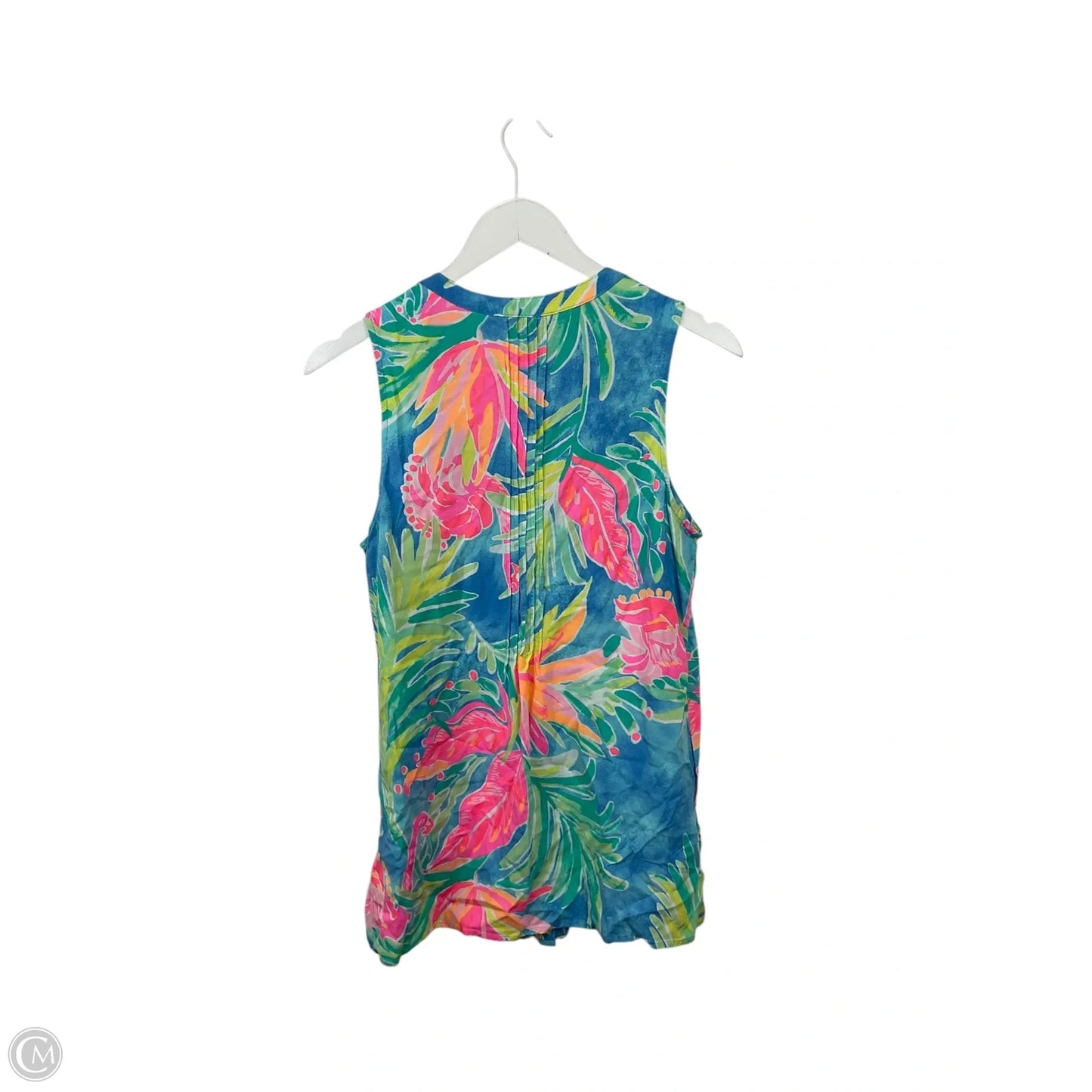 Top Sleeveless Designer By Lilly Pulitzer In Blue, Size: S