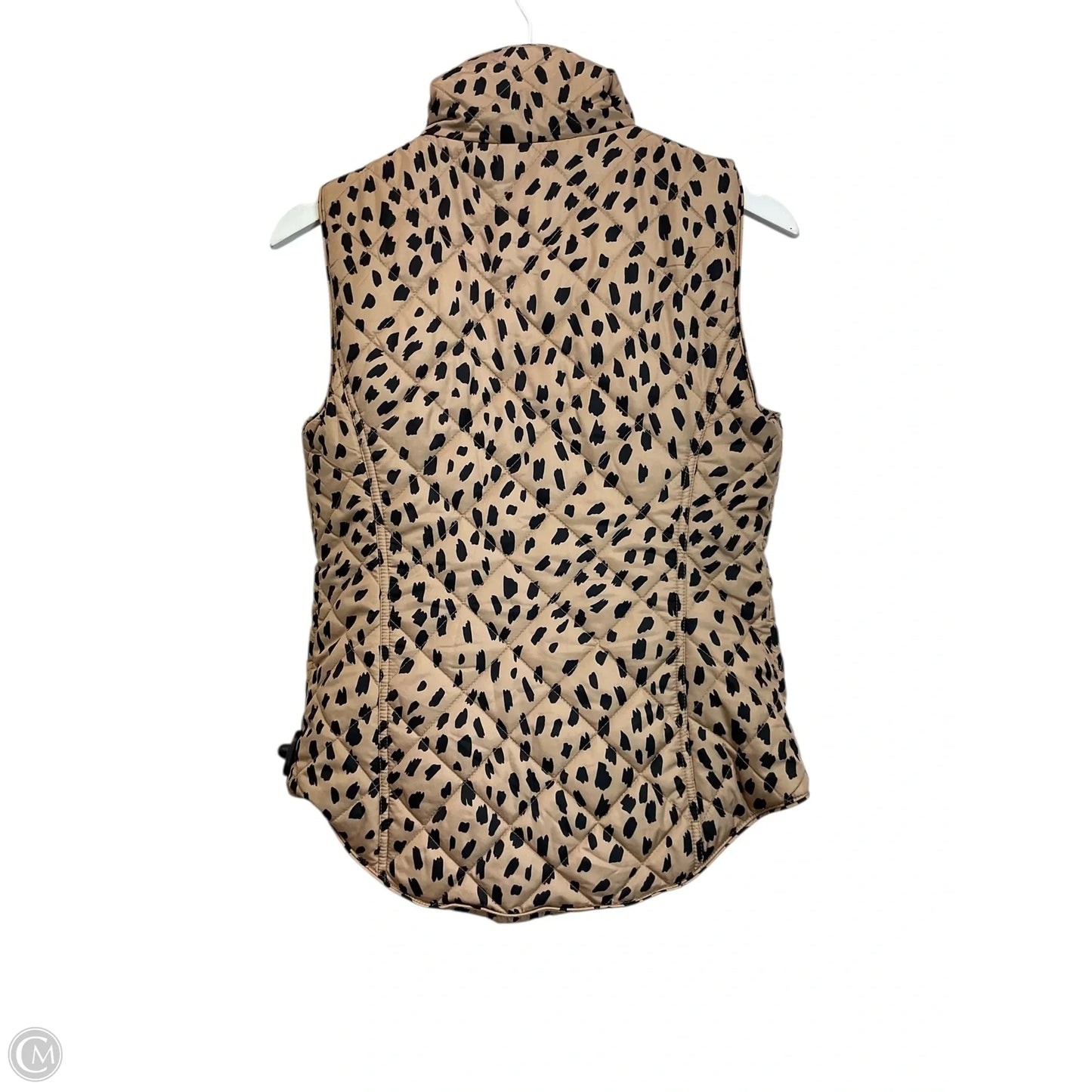Vest Puffer & Quilted By Crown And Ivy In Animal Print, Size: S