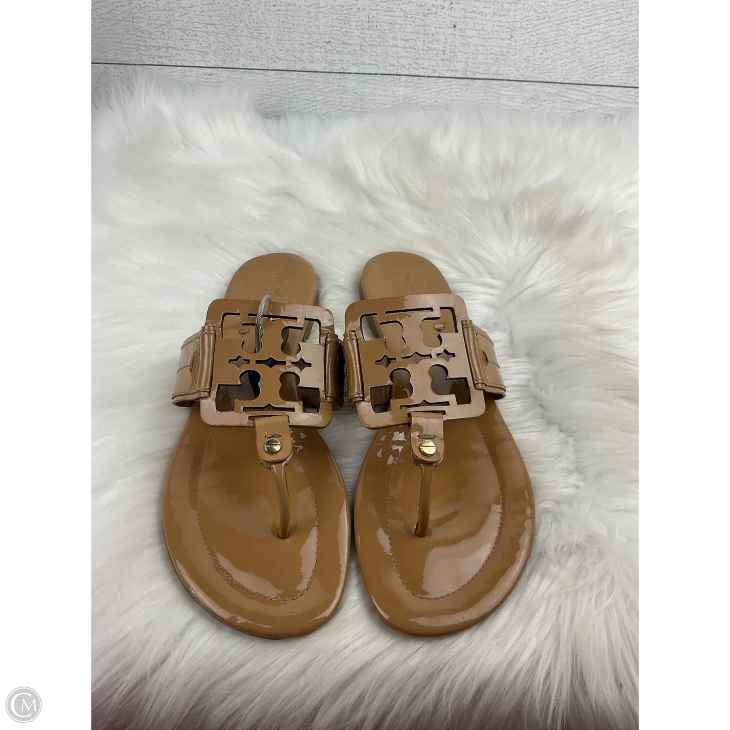 Sandals Designer By Tory Burch In Brown, Size: 9.5