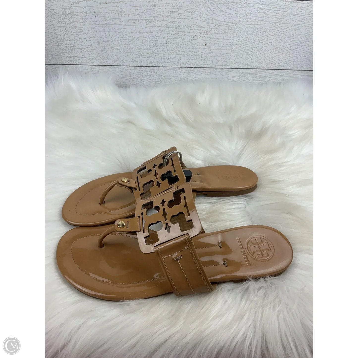 Sandals Designer By Tory Burch In Brown, Size: 9.5