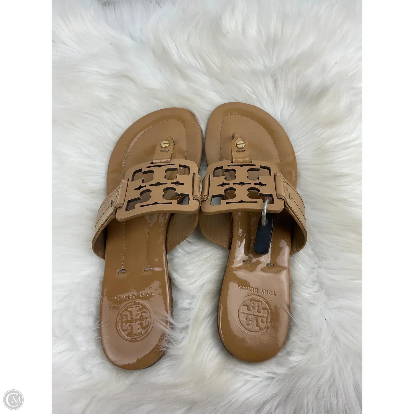 Sandals Designer By Tory Burch In Brown, Size: 9.5