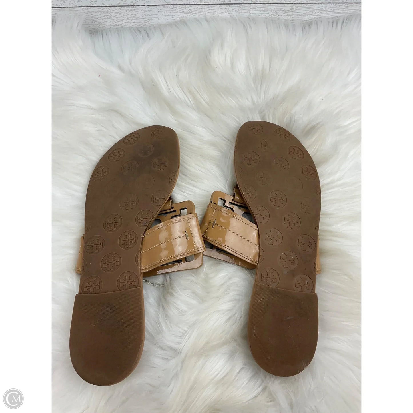 Sandals Designer By Tory Burch In Brown, Size: 9.5