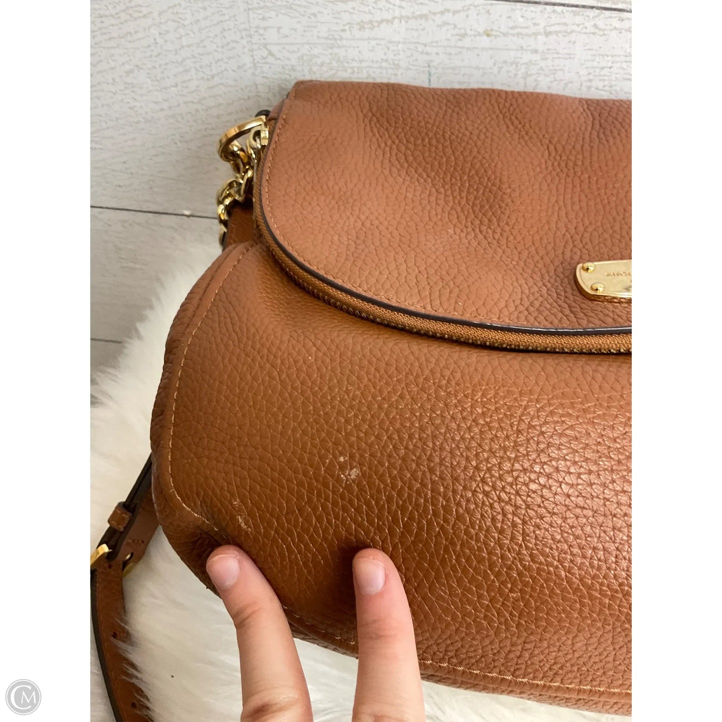 Crossbody Designer By Michael Kors, Size: Large