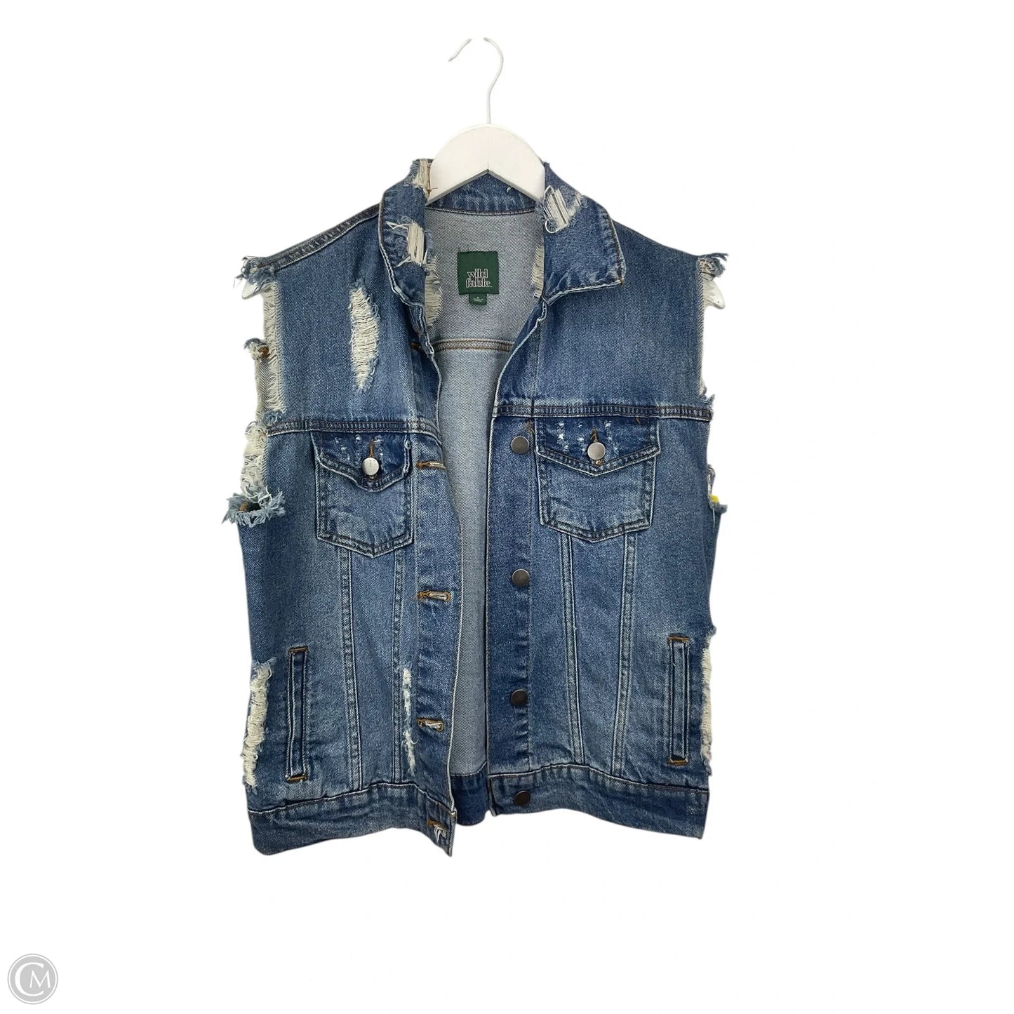 Vest Other By Wild Fable In Blue Denim, Size: S