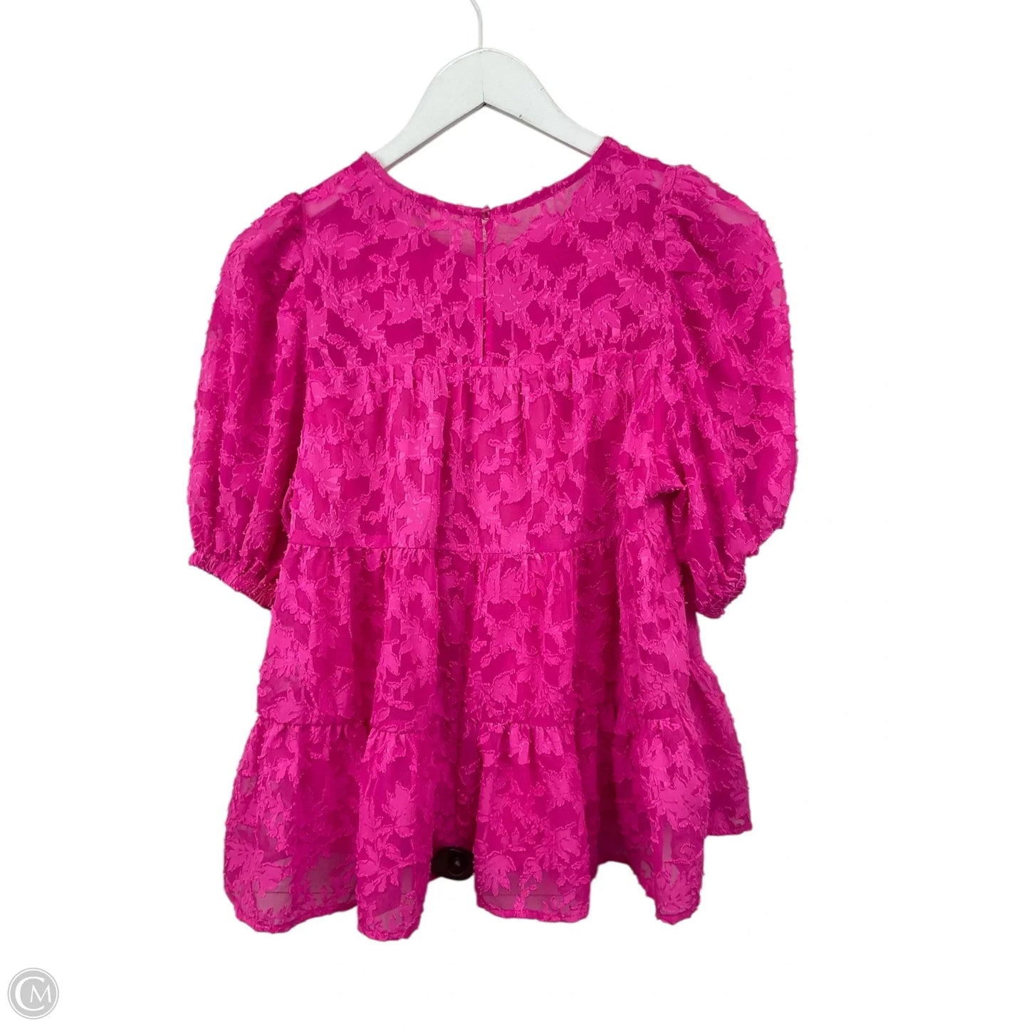 Top Short Sleeve By Umgee In Pink, Size: S