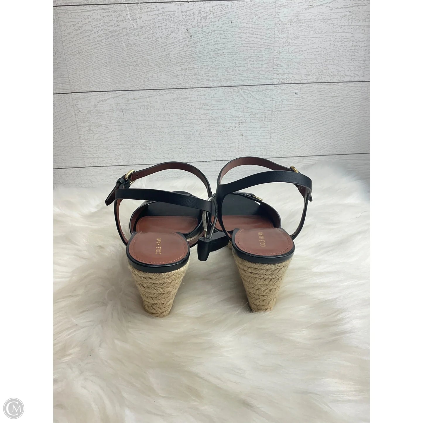 Shoes Heels Wedge By Cole-haan In Black, Size: 9