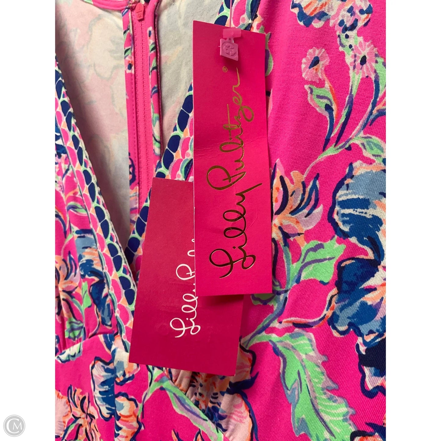 Dress Designer By Lilly Pulitzer In Blue & Pink, Size: 2