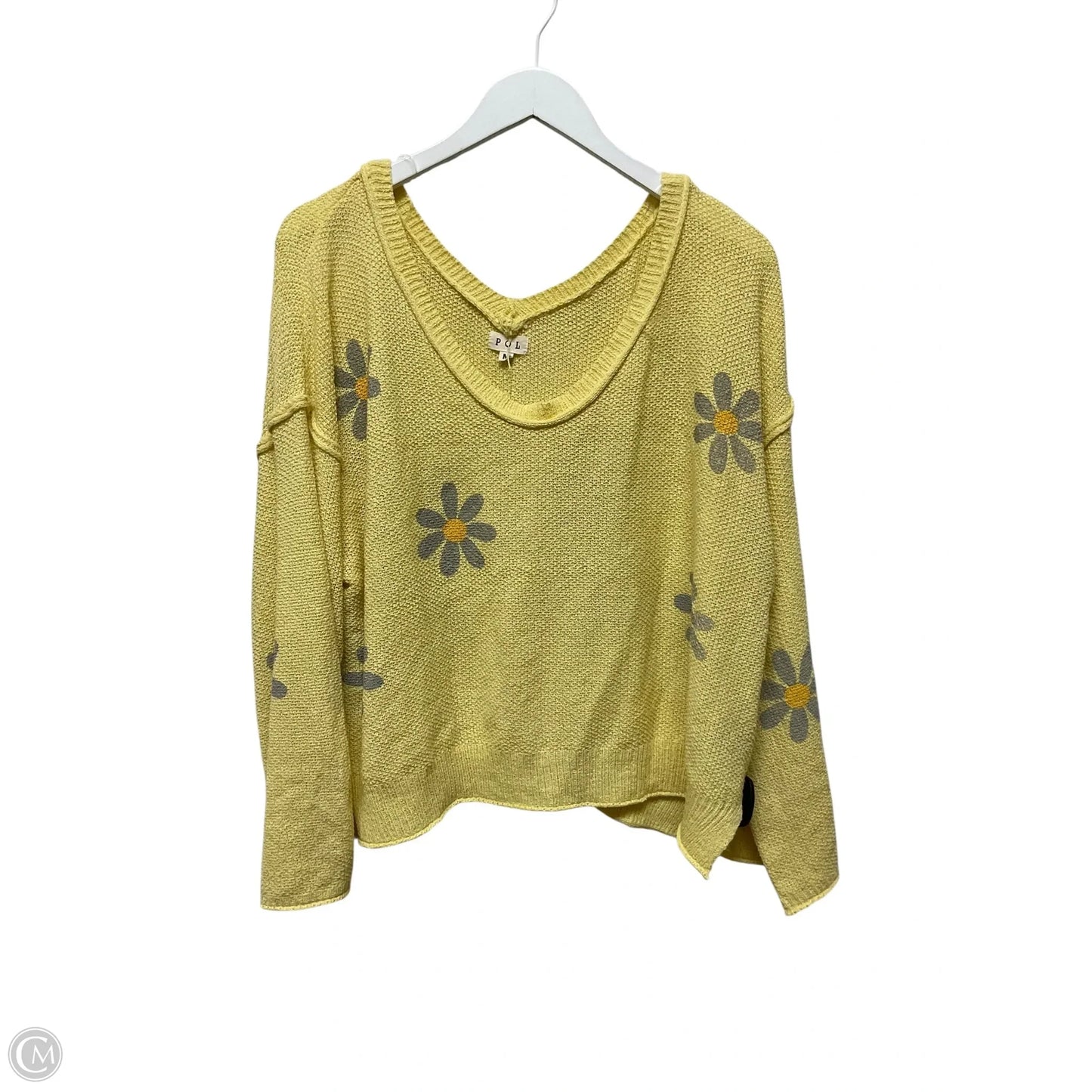 Sweater By Pol In Yellow, Size: M