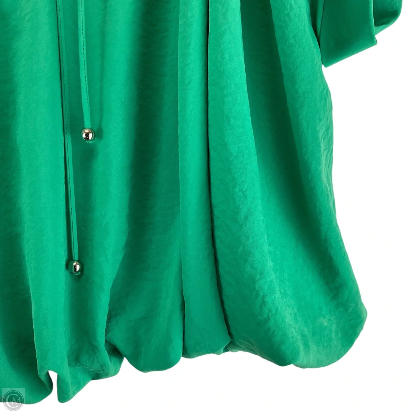 Top Short Sleeve By Entro In Green, Size: M