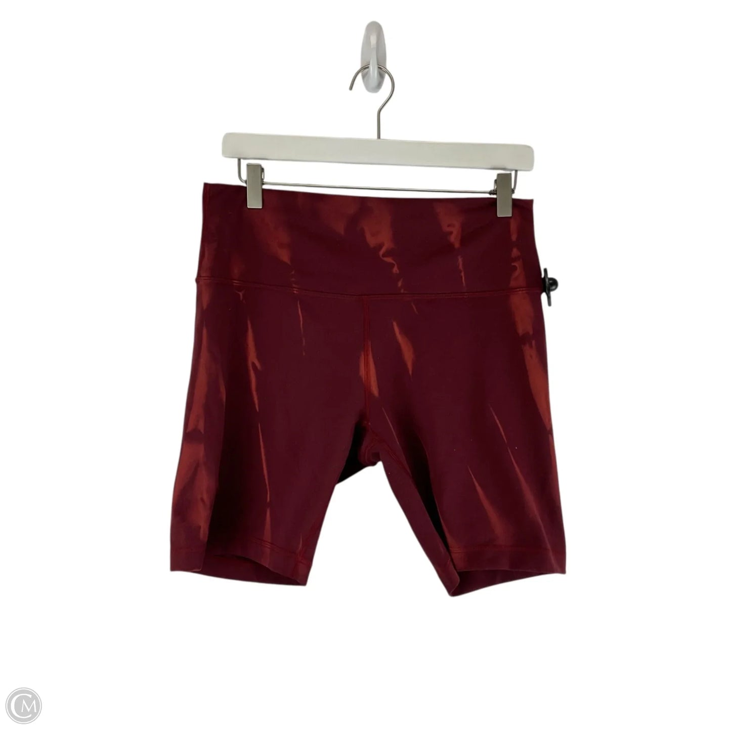 Athletic Shorts By Lululemon In Red, Size: 12