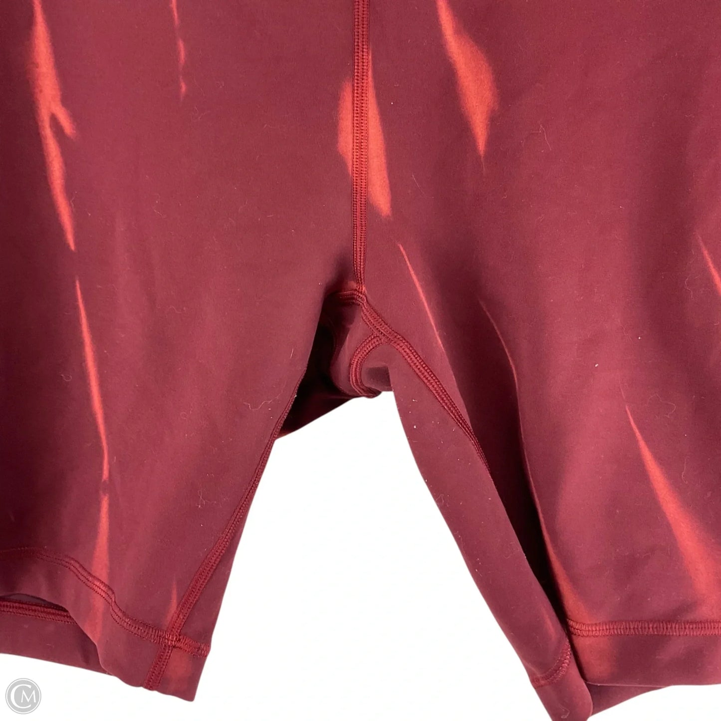 Athletic Shorts By Lululemon In Red, Size: 12