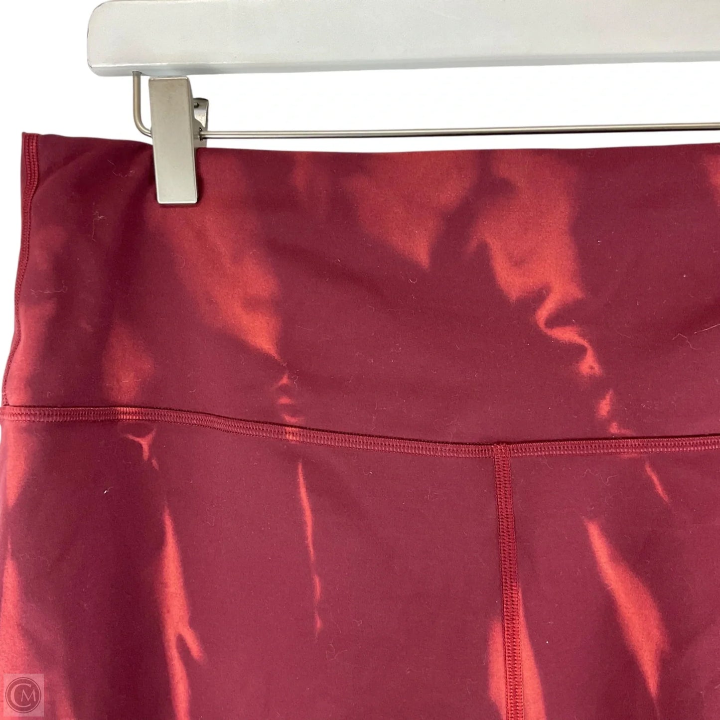 Athletic Shorts By Lululemon In Red, Size: 12