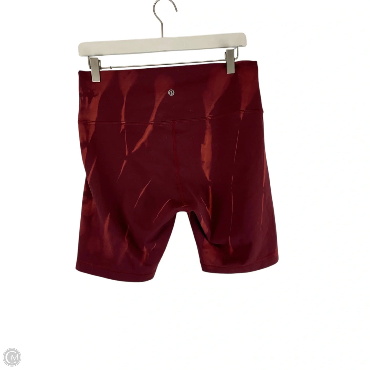 Athletic Shorts By Lululemon In Red, Size: 12