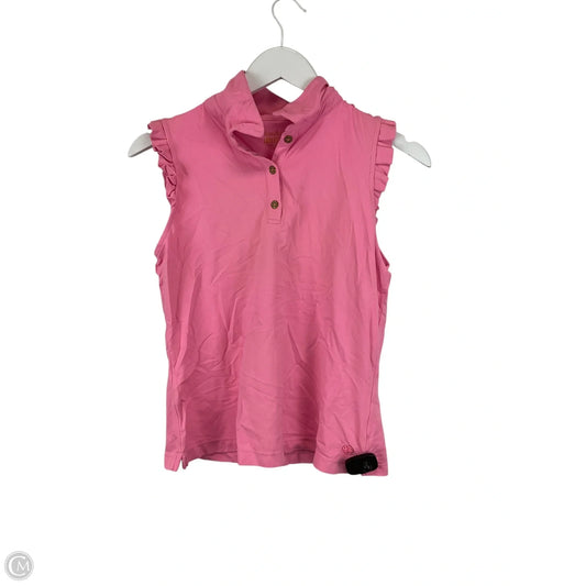 Top Sleeveless Designer By Lilly Pulitzer In Pink, Size: S
