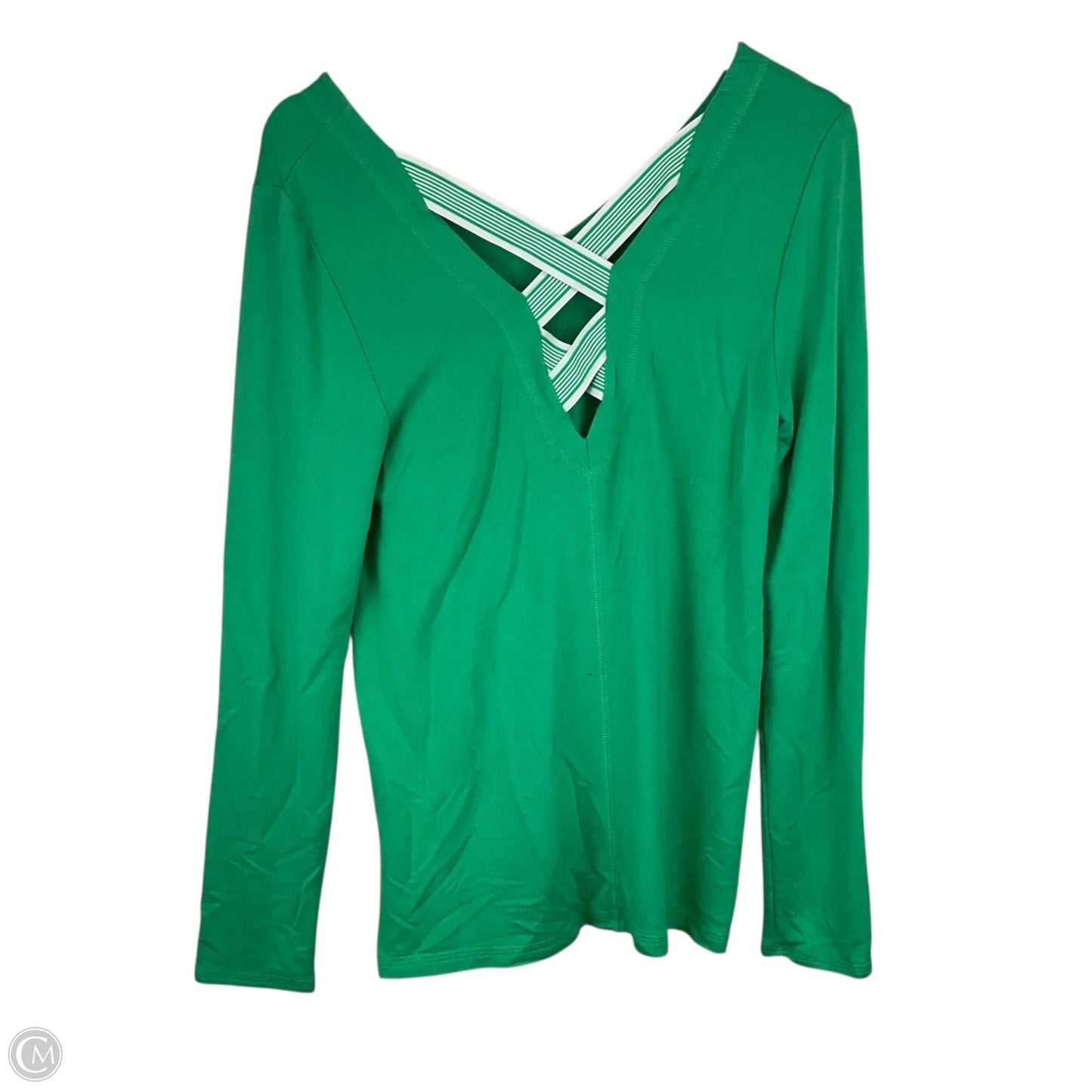 Top Long Sleeve Designer By Lilly Pulitzer In Green, Size: M