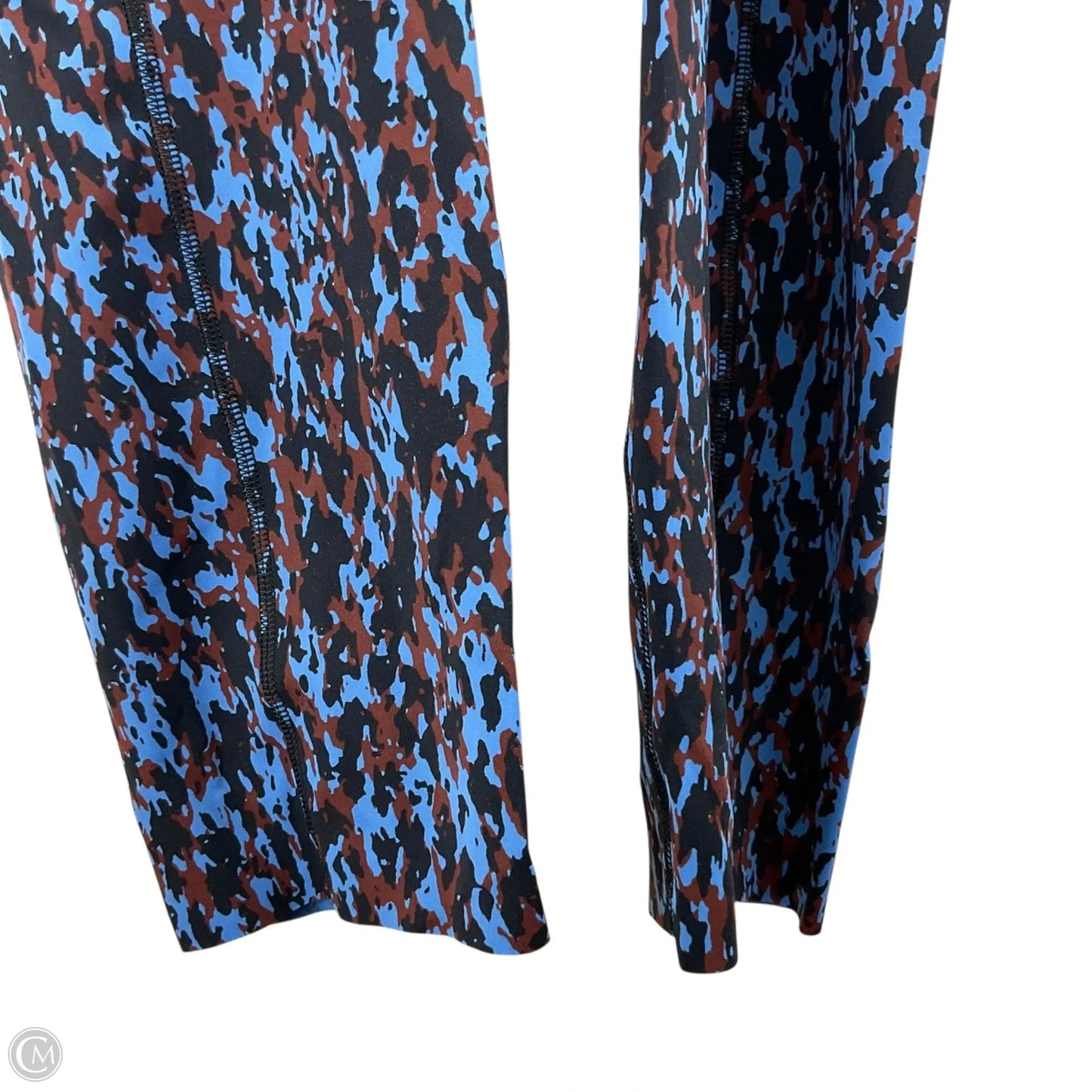 Athletic Leggings By Lululemon In Black & Blue, Size: 6
