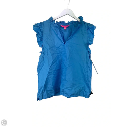 Top Sleeveless Designer By Lilly Pulitzer In Blue, Size: L