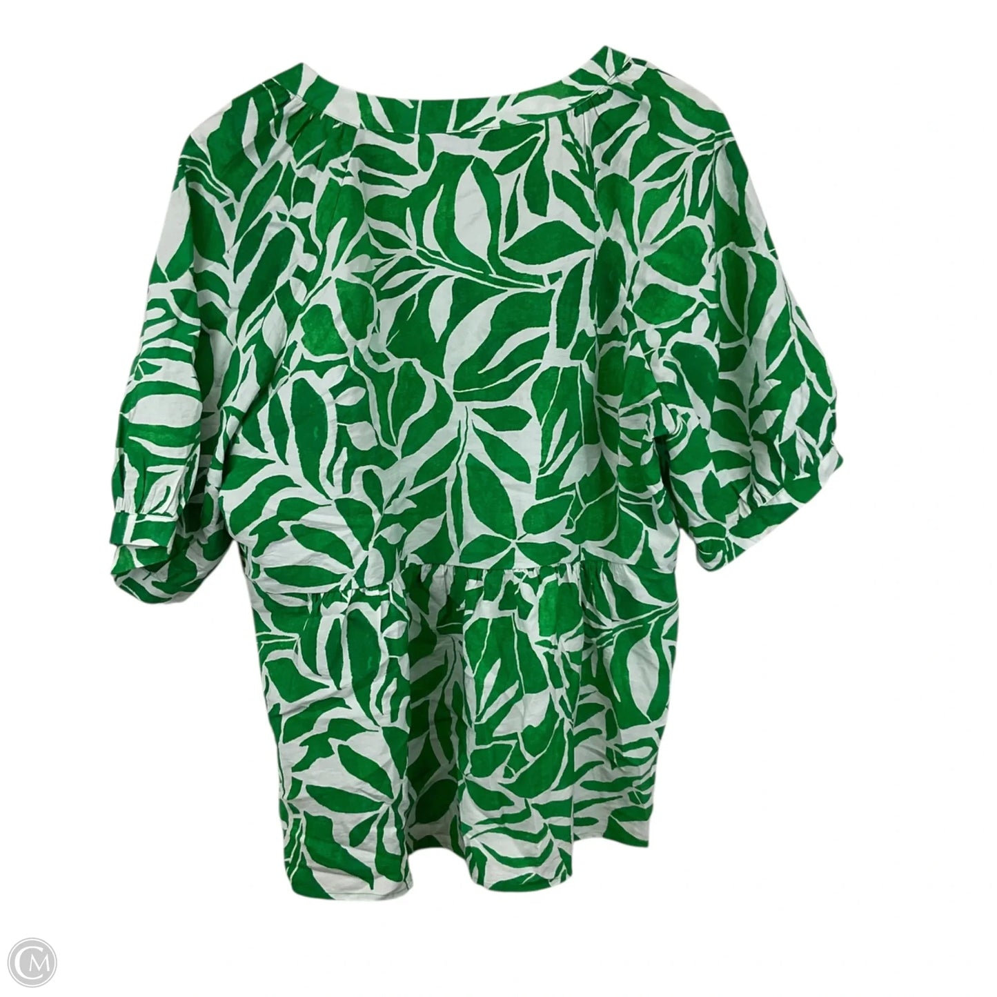 Top Short Sleeve By Clothes Mentor In Green, Size: L